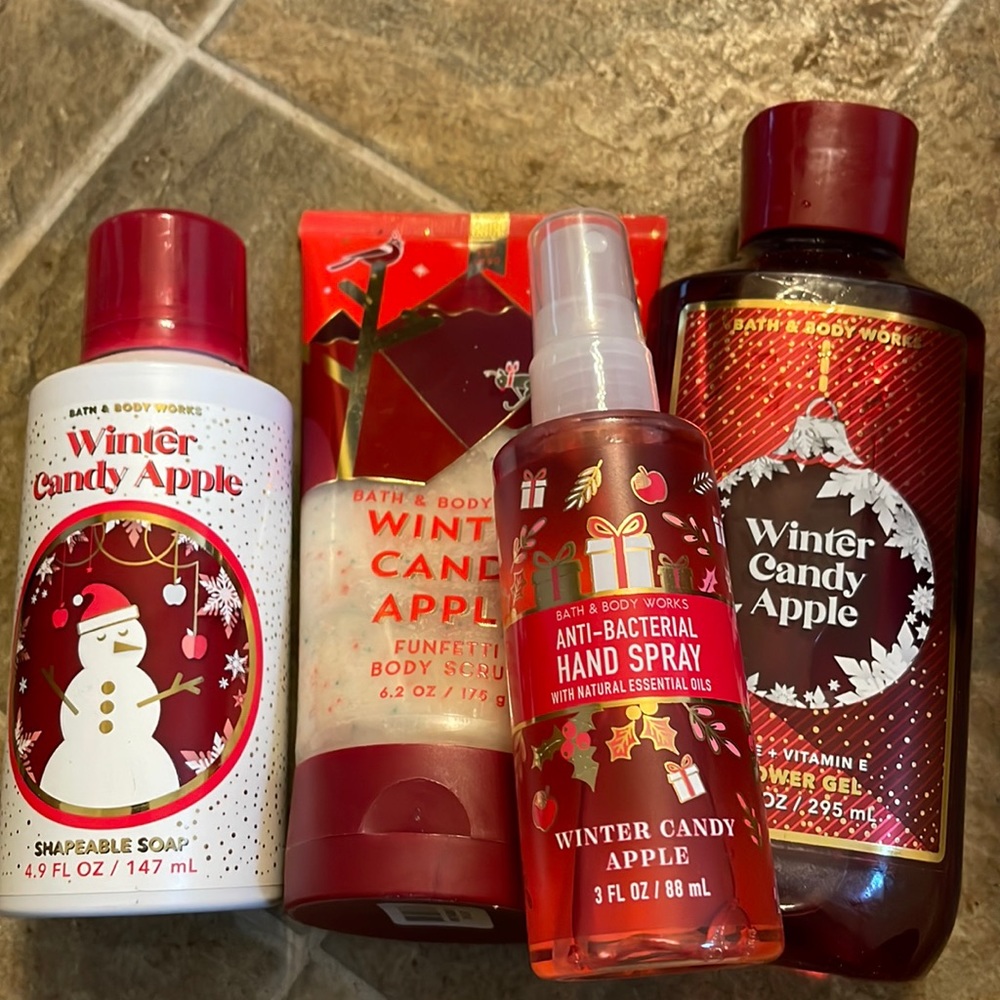 Winter candy apple